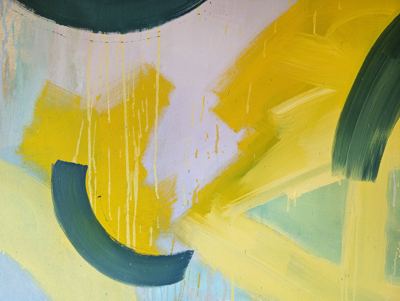 Detail of painting